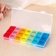 7-Day Pill Organizer, 3 Times A Day (Morning, Noon, Night), 21 Compartments, Large Capacity, Portabl