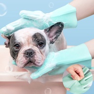 Pet Dog Cat Bathing Glove Pet Gentle Silicone Deshedding Brush Glove Pet Shower Anti scratch Grooming