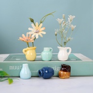 Jingdezhen Ceramic Mini Vase Ice Sticker Creative Magnetic Flower Arrangement Decoration Object DIY 