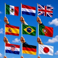 2026 WORLD CUP HAND FLAG 2026 SMALL WORLD CUP FLAG World Cup Decoration 2026