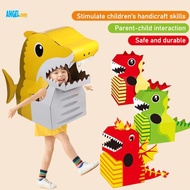 Cartoon Dinosaur Toys for Kids Baju Costume Activity Cardboard Carton 3D Carton Toys