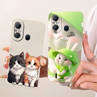 Cute Cartoon Phone Case For Itel A58 Lite Cover A49 Play A631L Rabbit Cat Shockproof Silicone Soft C