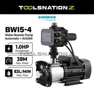 SHIMGE BWI-Series Automatic Water Booster Pump 0.5HP/0.75HP/1HP Silent Water Pump Pam Air Rumah