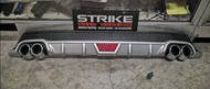 ▀ ♘ ♟ ⌘ ◔ Rear Bumper Diffuser for Toyota Vios