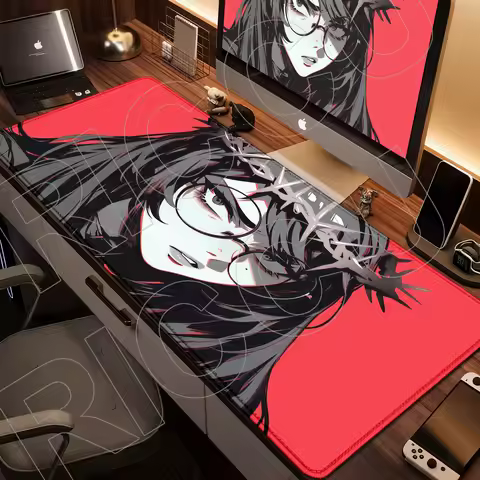 1000X500MM XXXL Art dopamine colors Smoking girl Comic HD Mouse Pad Dark Gamer PC Accessories Keyboa