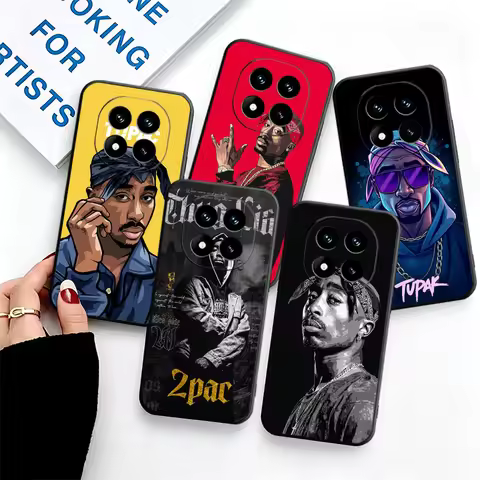 Rapper 2pac Singer Tupac Phone Case For Xiaomi Redmi Note 13 14 15 Pro Plus 12S 11S 4G 11T 5G 10S 11