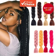 DIY Jumbo Braiding Hair Synthetic Hair Extensions Afro Ombre Crochet Braid Hair Wholesale For Women