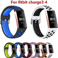 New Silicone Watch band Watch Strap For Fitbit Charge 4 3 Watchband Strap Smart Replacement Belt fitbit Charge3 4