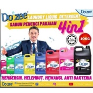 [READY STOCK] DO'ZEE Sabun Basuh Baju Viral 4in1 Dobi HALAL JIMAT WANGI 10KG Liquid Detergent Laundr