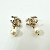 【美收精品】Chanel 夾式珍珠耳環 88-372