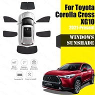 For 2021 - 2023 Toyota Corolla Cross Car Windshields Front Rear Window Sunshade UV Rays Protection Sun Heat Blocker Privacy Covers
