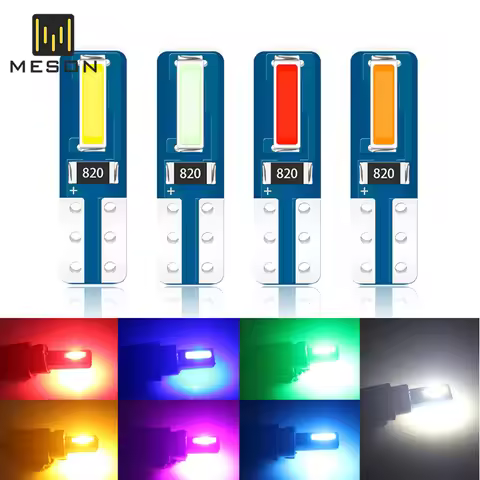 10PCS w2w t5 led 7020 LED 74 car light Interior Lights Bright Dashboard Warming Indicator Wedge Auto
