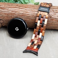 【木製バンド】EINBAND Google Pixel Watch 天然木バンド MIX WOOD【B】