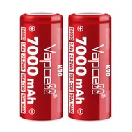 Original Vapcell Battery INR 26650 7000mAh (15A/30A) 3.6V Rechargeable Batteries Nitecore Samsung So