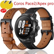 High quality Straps for Coros Pace 2 watch band leather coros apex 46mm 42mm Coros apex pro strap SmartWatch Band bracelet belt screen protector