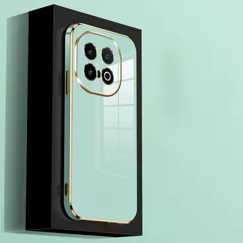 Luxury Square Plating Soft Silicone Case For Vivo iQOO 13 vivo iqoo 13 IQOO13 Plating Glossy Back Co