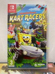 《今日快閃價》（中古二手）Switch NS遊戲 海綿寶寶賽車 忍者龜賽車 尼克卡通賽車手 Nickelodeon Kart Racers 歐版英文版