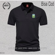 Fc Argt Print Pdf Edesi World Cup Qatar Park Text Silver Polo Shirt Short Polo Shirt / Cool Polo Shi