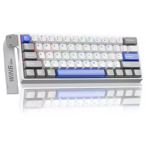 AULA WIN60 HE Pro Max Wired Mechanical Keyboard 60% Hot-Swap Hall Effect Magnetic Switch 8000Hz RGB 