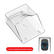 Outdoor Transparent Waterproof Cover Acrylic Protective Case For Wireless Doorbell Home Door Bell