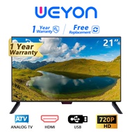 WEYON ทีวี ทีวีจอแบน โทรทัศน์ 19นิ้ว 20นิ้ว 21นิ้ว 24นิ้ว TV จอแบน ราคาถูกๆ LED TV ทีวีจอแบน  Full HD