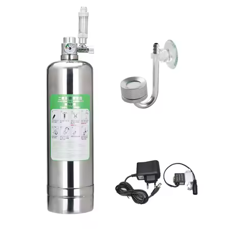 Aquarium CO2 Generator System Co2 Kit Stainless Steel CO2 Cylinder Generator System Carbon Dioxide R