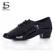 【2023 NEW】 Men Latin Salsa Dance Shoes Jazz Tango Dance Shoes Black/white Pu Kids Boys Ballroom Dancing Shoes Zapatos Hombre