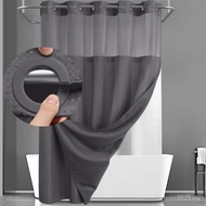 shading     shower Nohookwaffleroomshowerbathset  帘 curtain FT7T