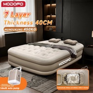 🔥Free pillow🔥 MODOFO Inflatable Air Bed Double Size with Electric Pump Automatic Portable Foldable F