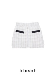 KLOSET Jacquard Print Dorothy Shorts (PS22-P003) กางเกง-กระโปรงสั้นผ้าทวีต