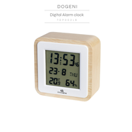 DOGENI นาฬิกาดิจิตอล (TDP002LB/TDP002BL) นาฬิกาปลุกตั้งโต๊ะ