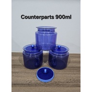 Tupperware Counterparts 900ml (3) 12.1cm(D) x 12.6cm(H)Retail Price S$76.80 Now S$59.90