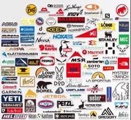 戶外 露營牌子 貼紙 （內有97張不同款）防水貼紙，可貼行李箱，雪櫃，頭盔，手提電腦，電話，滑板車，電單車