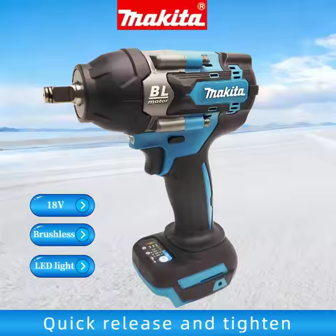 Makita DTW700 Brushless Electric Screwdriver Machine, Rechargeable Drill Driver, Wood milling cutter