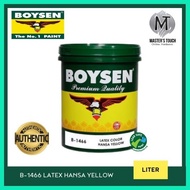 ◹ ۞ BOYSEN LATEX HANSA YELLOW 1LITER