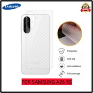 LAYAR Graskin Carbon Samsung A26 5G Anti-Fungus Rear Screen Protector