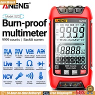 [Vktech]ANENG SZ01 SZ02 สมาร์ทดิจิตอลมัลติมิเตอร์ 6000 9999 นับค่า True RMS เครื่องวัดอุณหภูมิความต้