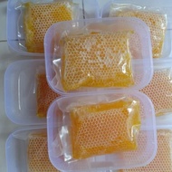 madu sarang asli murah 250 gram- madu asli - sarang madu asli - madu asli dari sarang lebah - sarang