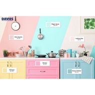 【Promotion】DAVIES  4 liters Aqua Gloss It Odorless Water Based Enamel Paint for Wood and Metal Surfa