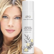 Refresh Cleanser Face Wash, Ultra Hydrating Facial Cleanser, Oxygen Enriched Facewash with Aloe, Gre