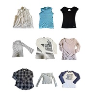 Express Delivery Available Second-Hand Fashion Clothes T-Shirts Chubby Girls Can Wear It (New Work) 