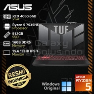 ASUS TUF A15 FA507NU R545K6M O RTX4050 6GB AMD Ryzen 5 7535HS 512GB SSD 16GB RAM Gaming Notebook Lap