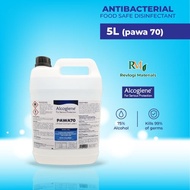 ALCOGIENE PAWA &amp; PAWA 70, 5 Litre [ 5L ] - Food Grade Grade Disinfectant Sanitizer (Food Contact Use)