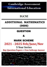 Igcse Additional Mathematics 0606 Extended Past Papers 12