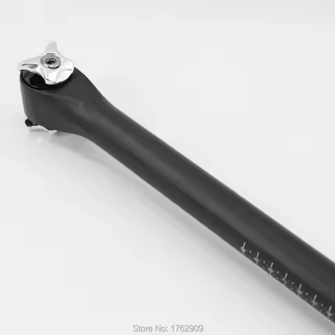 New 5mm offset Mountain bicycle matt UD full carbon fibre bike seatposts Road MTB bike parts 27.2 30