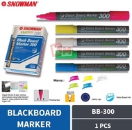 Spidol Black Board Marker Snowman Bb-300 Fluorescent Blackboard 300T