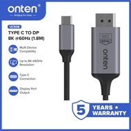 ONTEN TYPE C TO DP 8K 1.8M OTN-UC938 - 00892