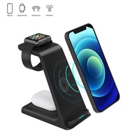 ┇♙☑✥﹍Vertical 20W 3-in-1 Mobile Phone X Universal Huawei Apple 13 Watch Headphones Fast Wireless Charger Stand Bracket