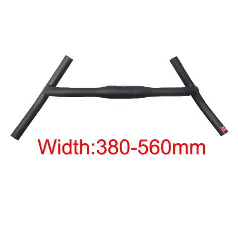 ZNIINO New Carbon Gravel H Handlebar Big Flare Bar Cycle Cross Road MTB Bike Handlebars Carbon Fiber