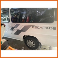◝ ◩ ▶ Nissan Urvan Escapade Sticker Decals Stock